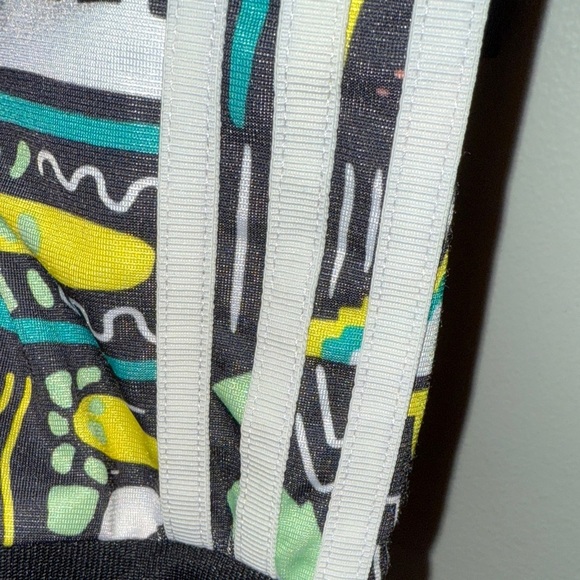 Adidas Sports Track Jacket Youth Size Small Geometric Multicolor Retro Athletic - Picture 12 of 13